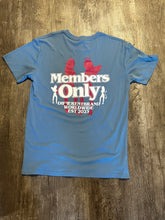 Load image into Gallery viewer, #Membersonly Carolina blue T-shirt