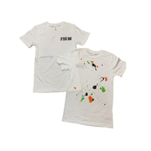 Load image into Gallery viewer, Paint splat white T-shirt