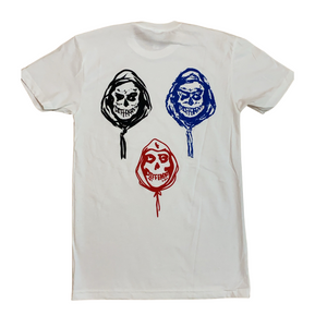 “3 Skull face “Tee T-shirt