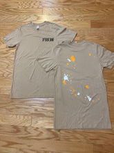 Load image into Gallery viewer, Paint splat nude” T-shirt